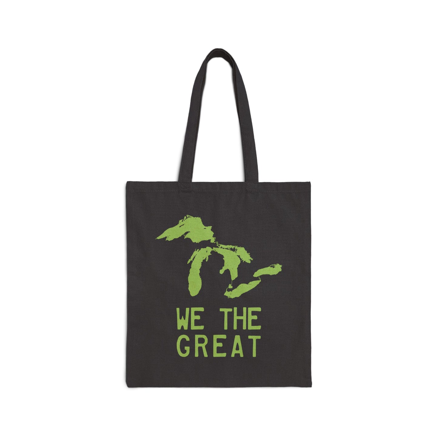 Great Lakes 'We The Great' Light Tote Bag | Gooseberry Green