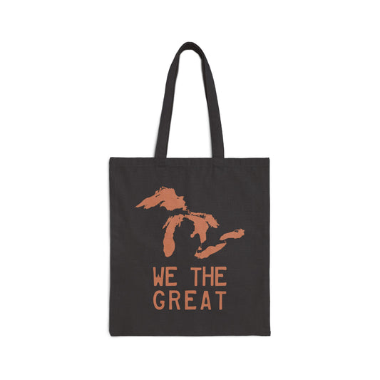 Great Lakes 'We The Great' Light Tote Bag | Copper