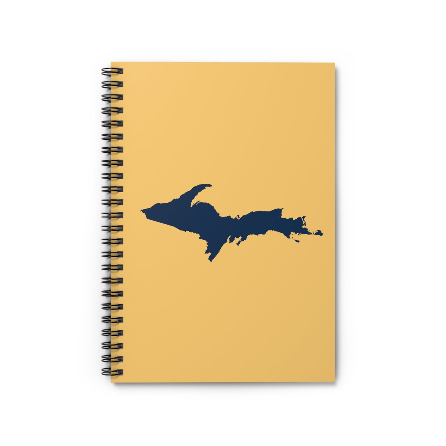 Michigan Upper Peninsula Spiral Notebook (w/ UP Outline) | Citrine