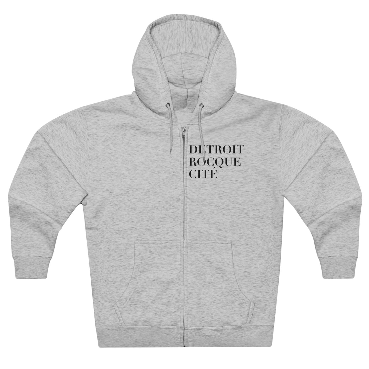 'Détroit Rocque Cité' Full-Zip Hoodie (Right Chest)