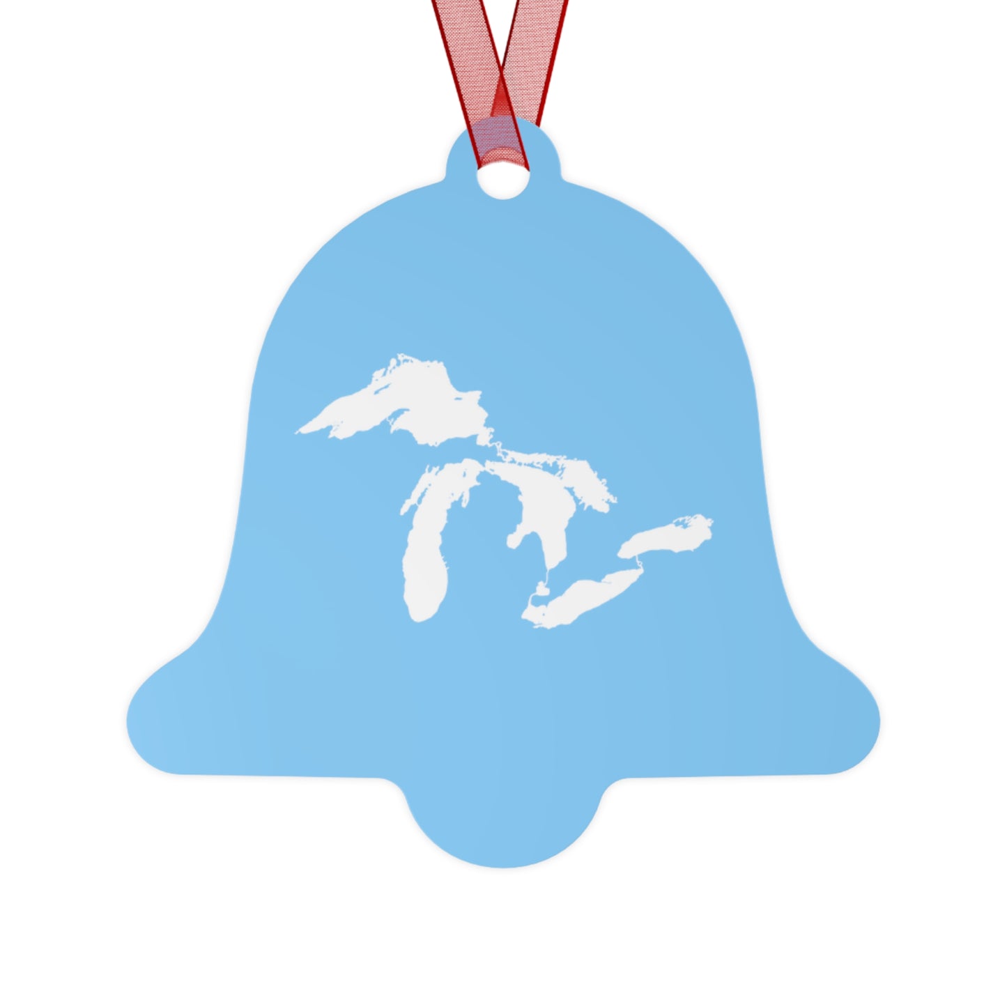 Great Lakes Christmas Ornament | Metal - DTW Blue