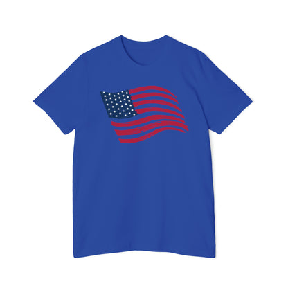 Wavy United States Flag T-Shirt | Made in USA