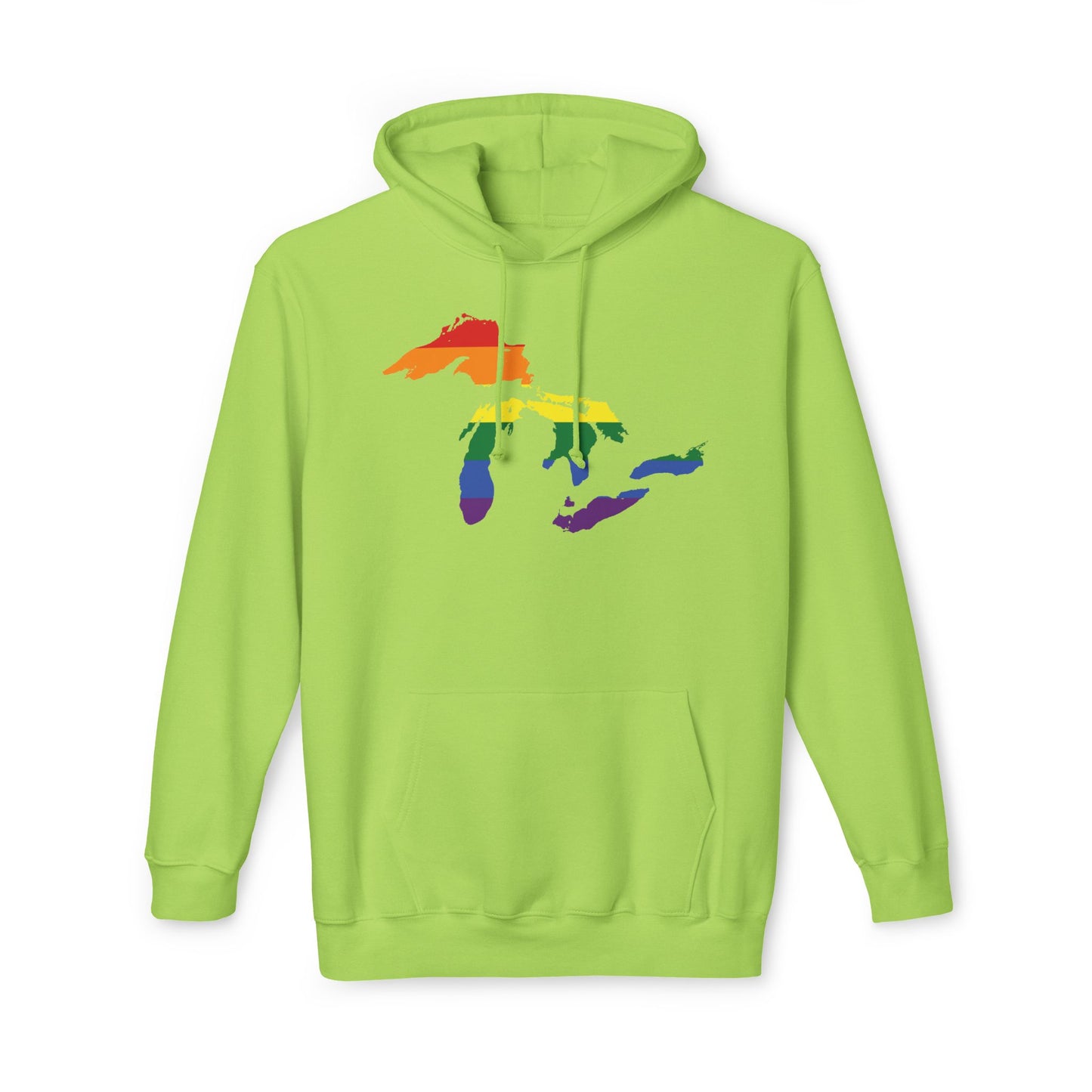 Great Lakes Ultrapremium Hoodie | Made in USA - Rainbow Pride Edition