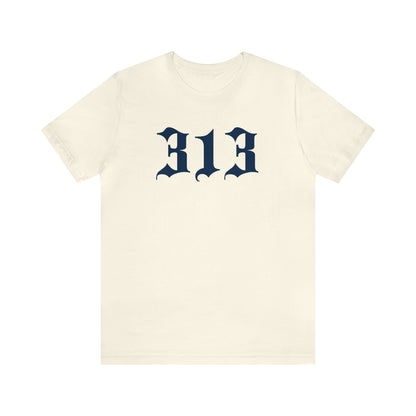 Detroit '313' T-Shirt (Old English Font) | Unisex Standard Fit