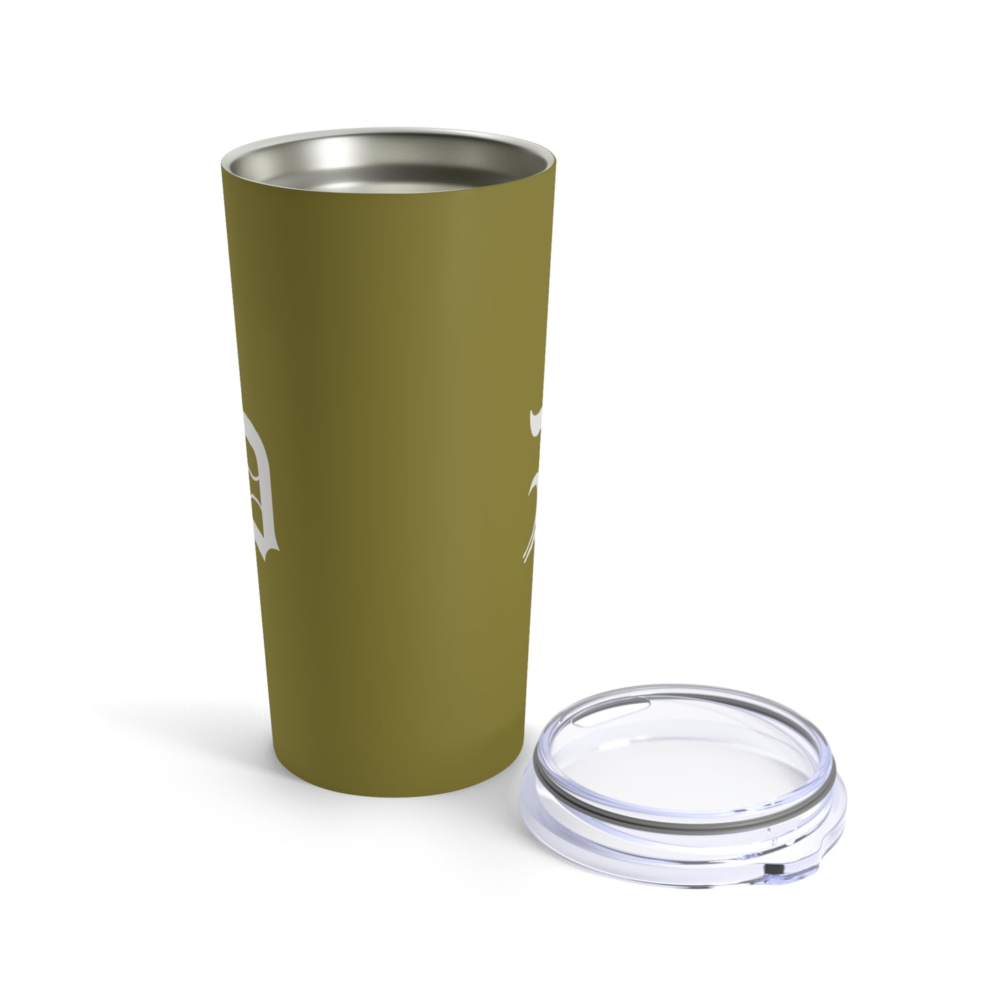 Detroit 'Old English D' Tumbler | Scrub Gold - 20oz