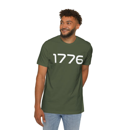 '1776' T-Shirt (Space Agency Font) | Made in USA