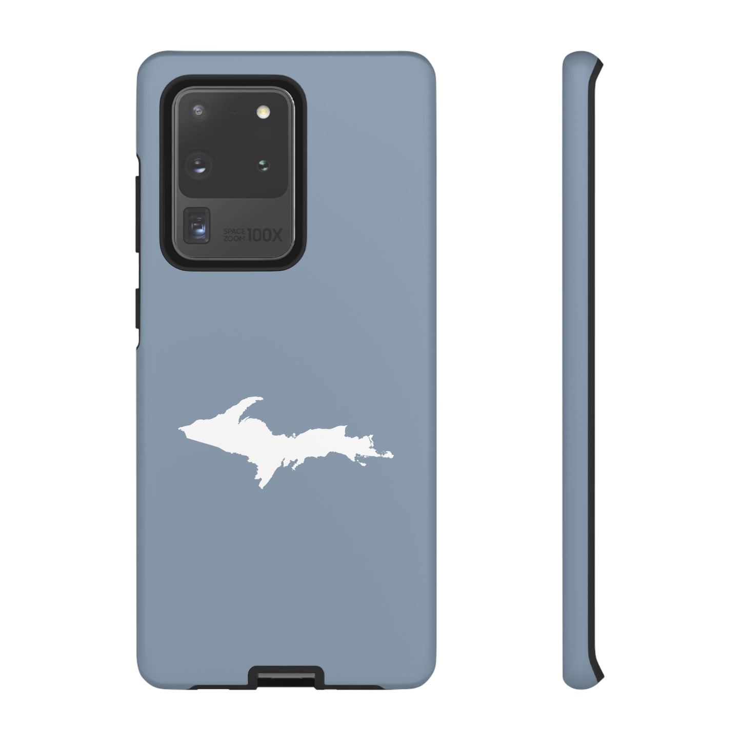 Michigan Upper Peninsula Tough Phone Case (B-24 Liberator Grey w/ UP Outline) | Samsung & Pixel Android