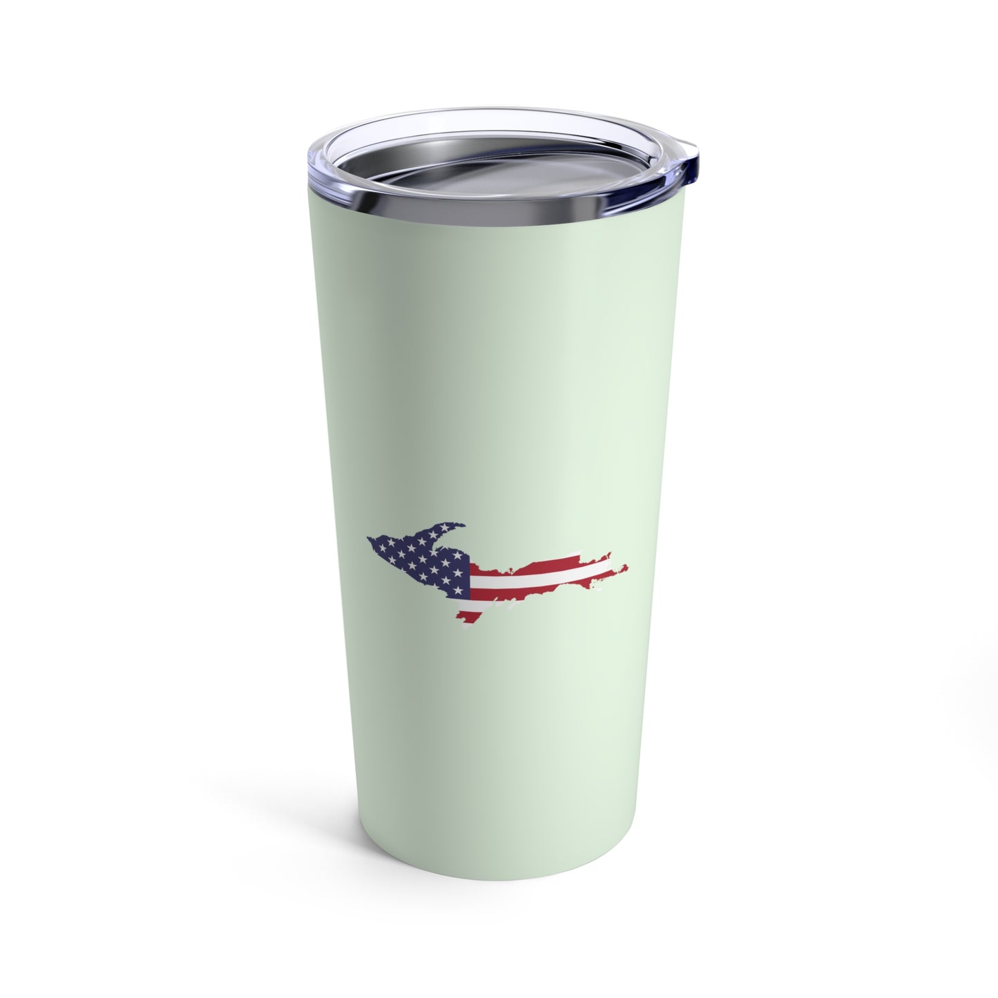 Michigan Upper Peninsula Tumbler (w/ UP USA Flag) | Dew Green - 20oz