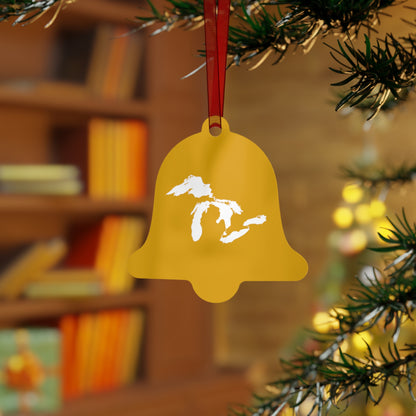 Great Lakes Christmas Ornament | Metal - Gold