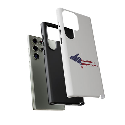 Michigan Upper Peninsula Tough Phone Case (w/ UP USA Flag Outline) | Samsung & Pixel Android