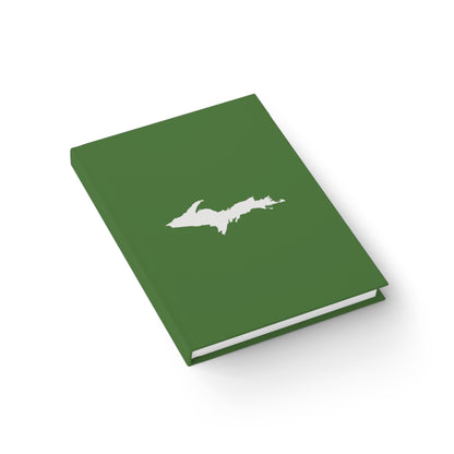 Michigan Upper Peninsula Blank Sketchbook (w/ UP Outline) | Pine Green