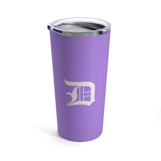 Detroit 'Old English D' Tumbler | Lavender - 20oz