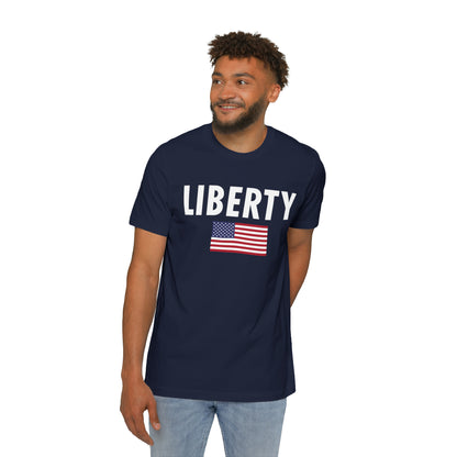 'Liberty' T-Shirt (Oblique Sans Flag Edition) | Made in USA