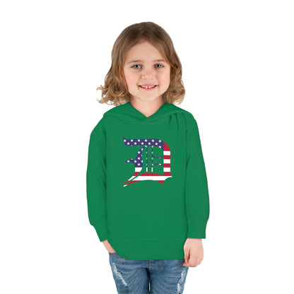 Detroit 'Old English D' Hoodie (Patriotic Edition) | Unisex Toddler