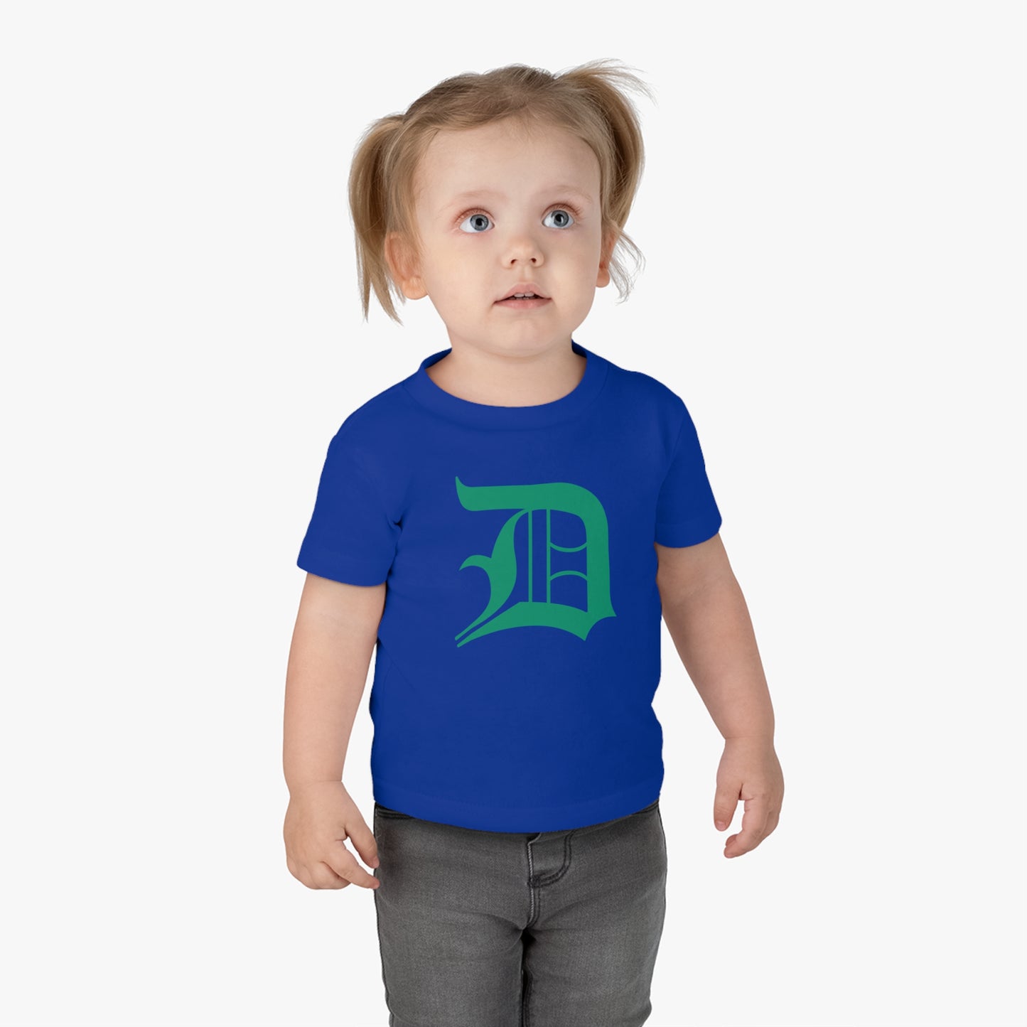 Detroit 'Old English D' Infant T-Shirt (Emerald Green) | Short Sleeve