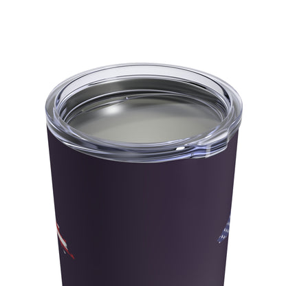 Michigan Upper Peninsula Tumbler (w/ UP USA Flag) | Blackcurrant - 10oz