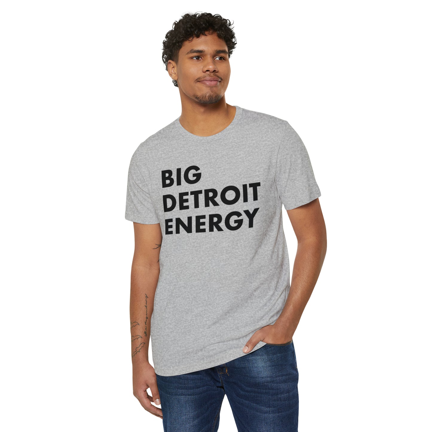 'Big Detroit Energy' T-Shirt | Unisex Recycled Organic