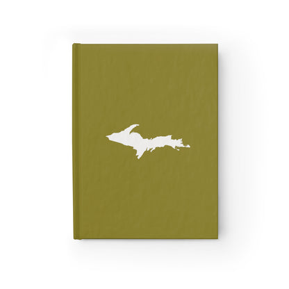 Michigan Upper Peninsula Blank Sketchbook (w/ UP Outline) | Scrub Gold