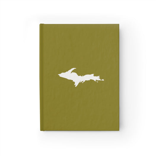 Michigan Upper Peninsula Blank Sketchbook (w/ UP Outline) | Scrub Gold