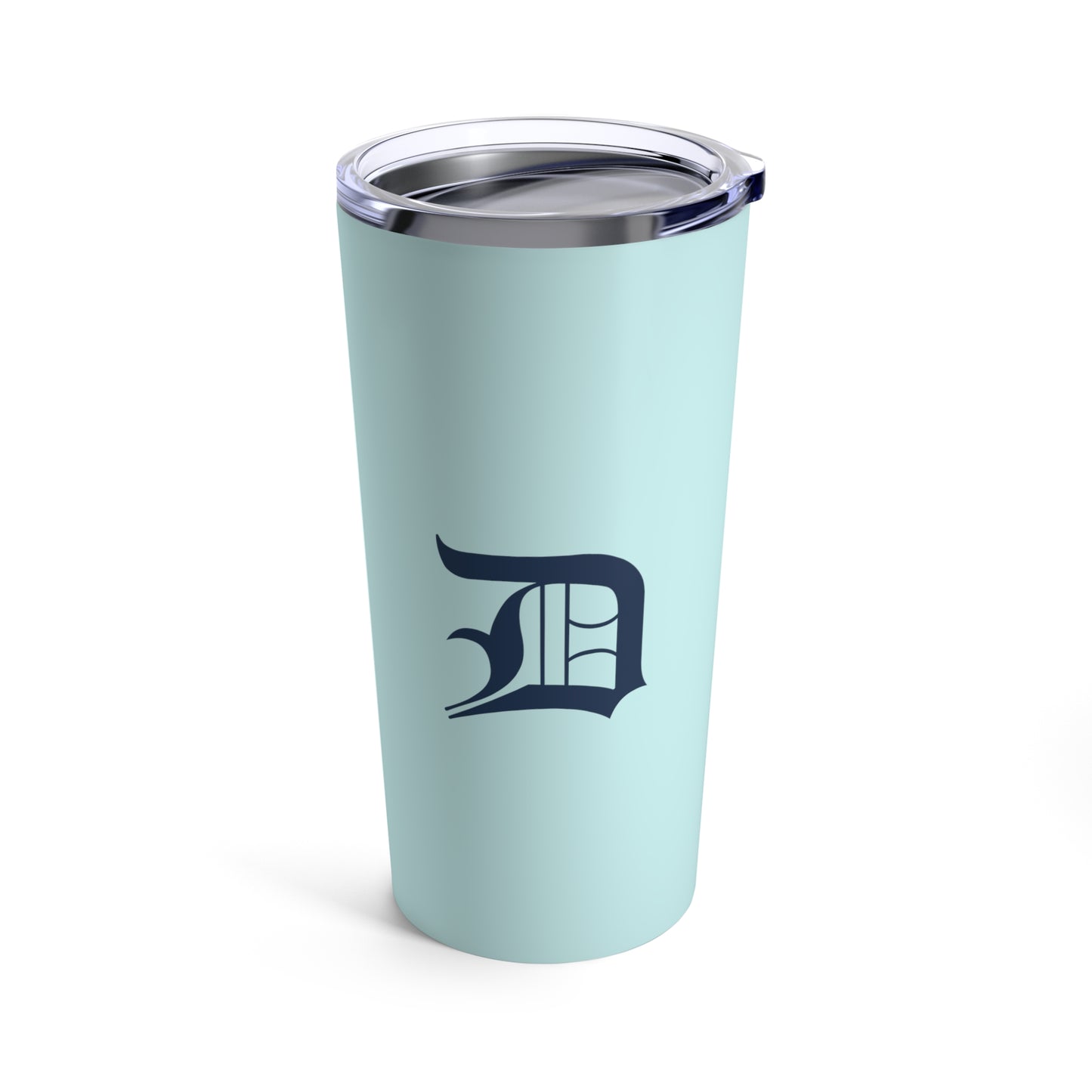 Detroit 'Old English D' Tumbler | Cyan - 20oz