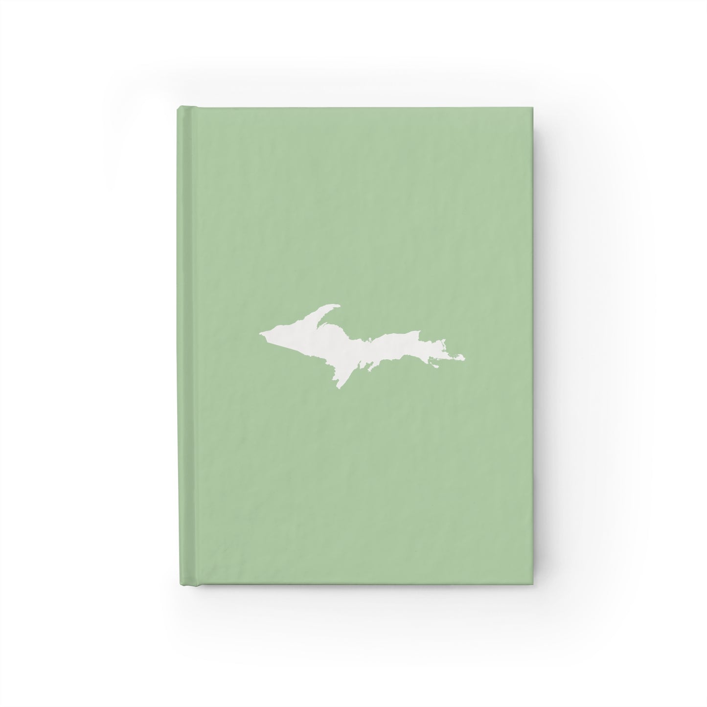 Michigan Upper Peninsula Blank Sketchbook (w/ UP Outline) | Tea Green