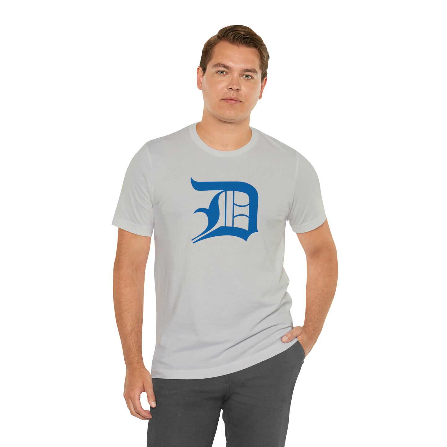 Detroit 'Old English D' T-Shirt (Azure) | Unisex Standard