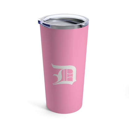 Detroit 'Old English D' Tumbler | '67 Caddie Pink - 20oz