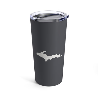 Michigan Upper Peninsula Tumbler (w/ UP Outline) | Irone Ore Grey - 20oz