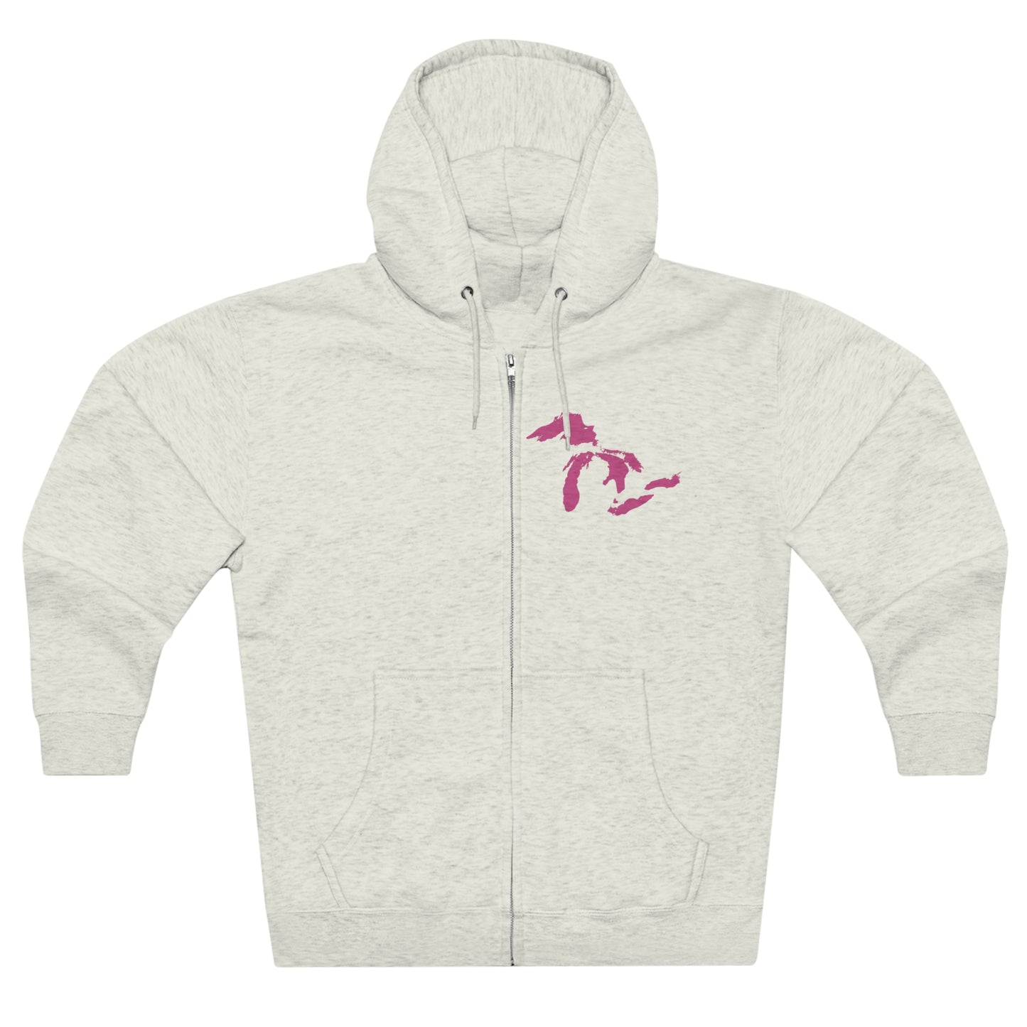 Great Lakes Hoodie (Apple Blossom Pink, Mini) | Unisex Full Zip