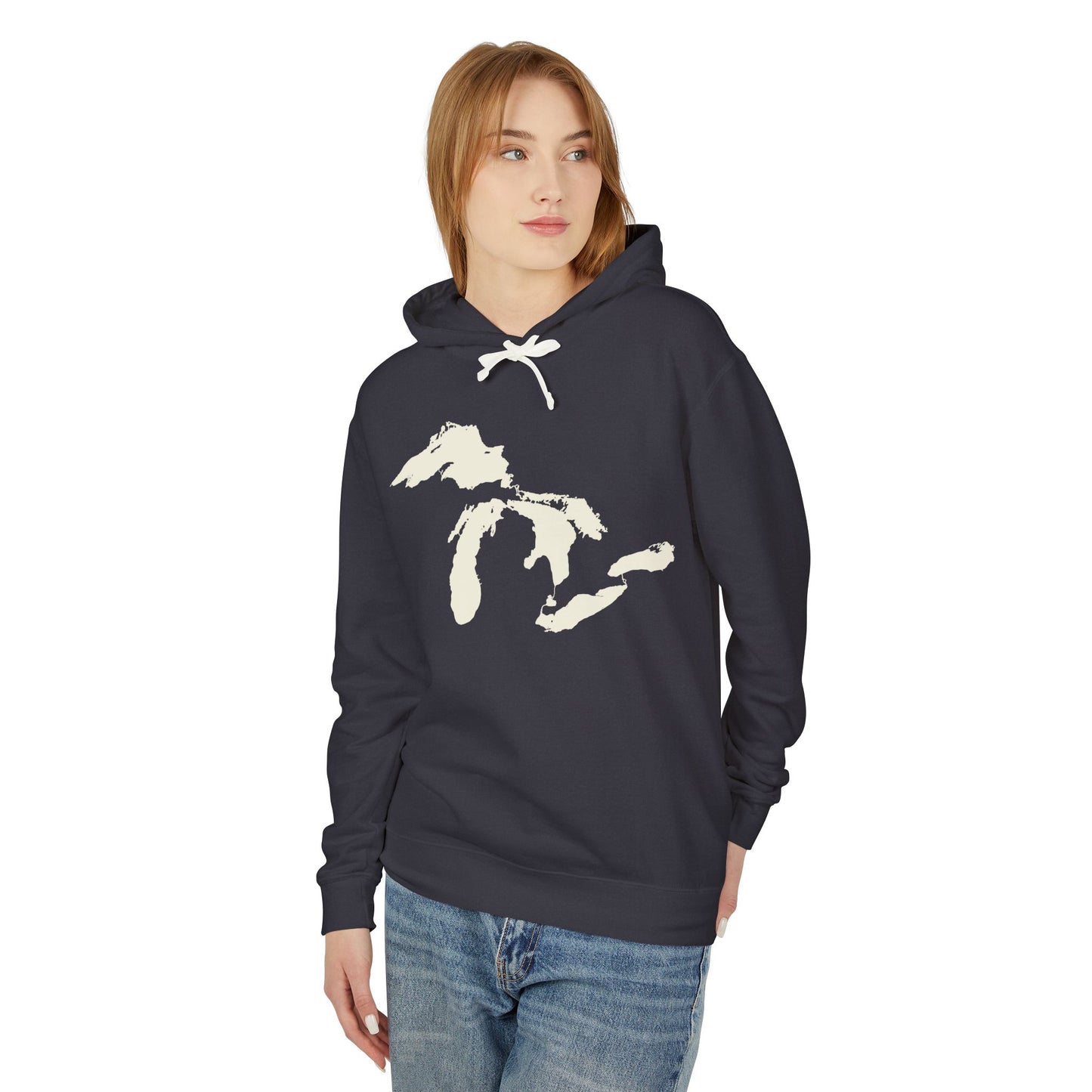 Great Lakes Lightweight Hoodie | Ivory White