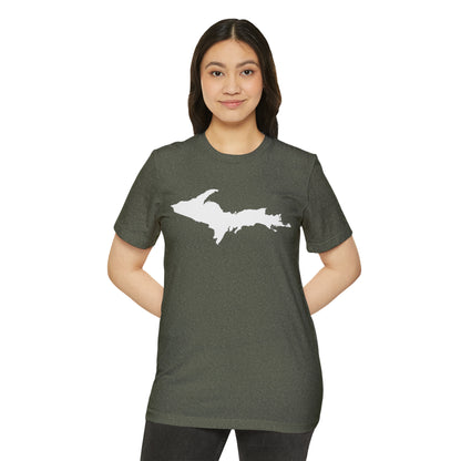 Michigan Upper Peninsula T-Shirt (w/ UP Outline) | Unisex Recycled Organic