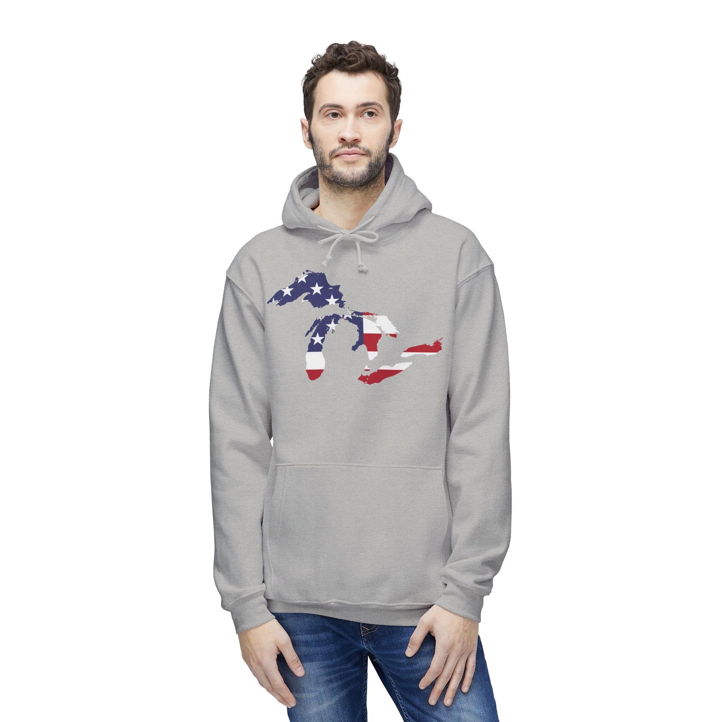 Great Lakes Ultrapremium Hoodie | Made in USA - Patriotic Edition