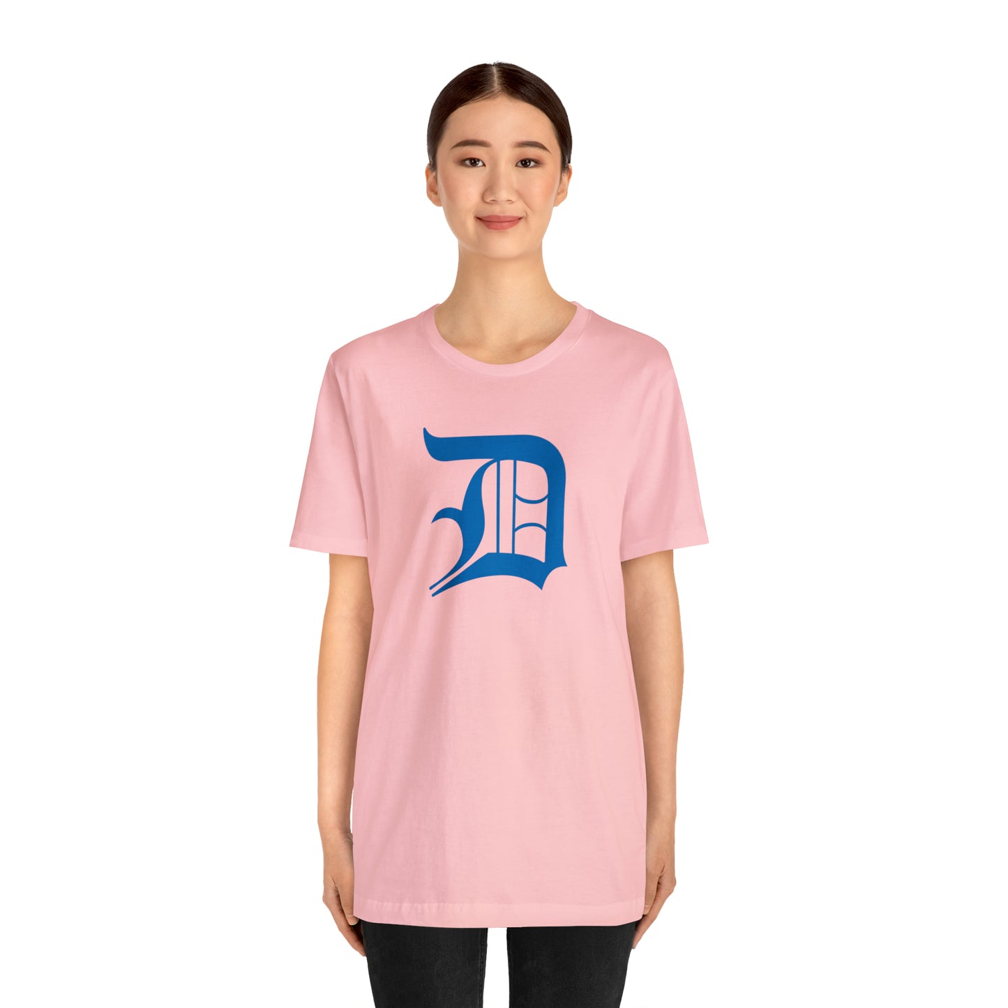 Detroit 'Old English D' T-Shirt (Azure) | Unisex Standard