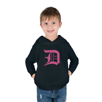 Detroit 'Old English D' Hoodie (Apple Blossom Pink) | Unisex Toddler