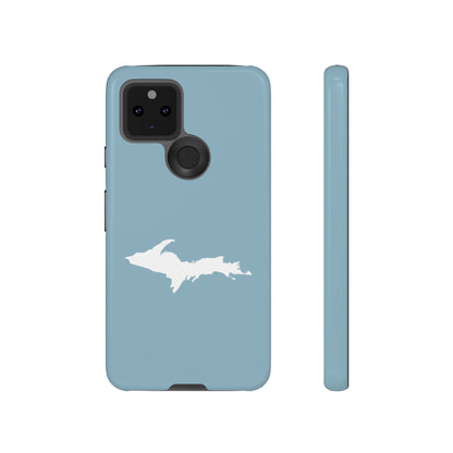 Michigan Upper Peninsula Tough Phone Case (Opal Color w/ UP Outline) | Samsung & Pixel Android