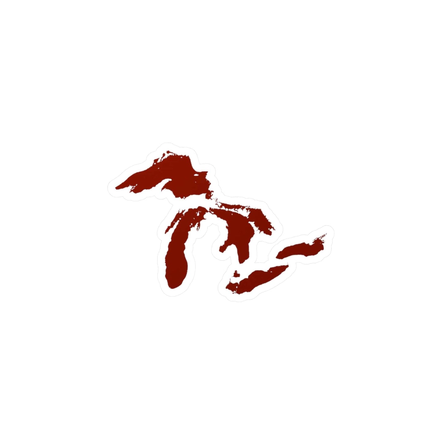 Great Lakes Kiss-Cut Windshield Decal | Cherryland Red