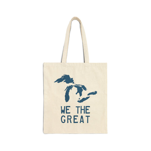 Great Lakes 'We The Great' Light Tote Bag | Blueberry