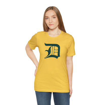 Detroit 'Old English D' T-Shirt (Laconic Green) | Unisex Standard