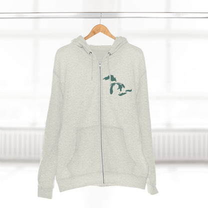 Great Lakes Hoodie (Copper Green, Mini) | Unisex Full Zip