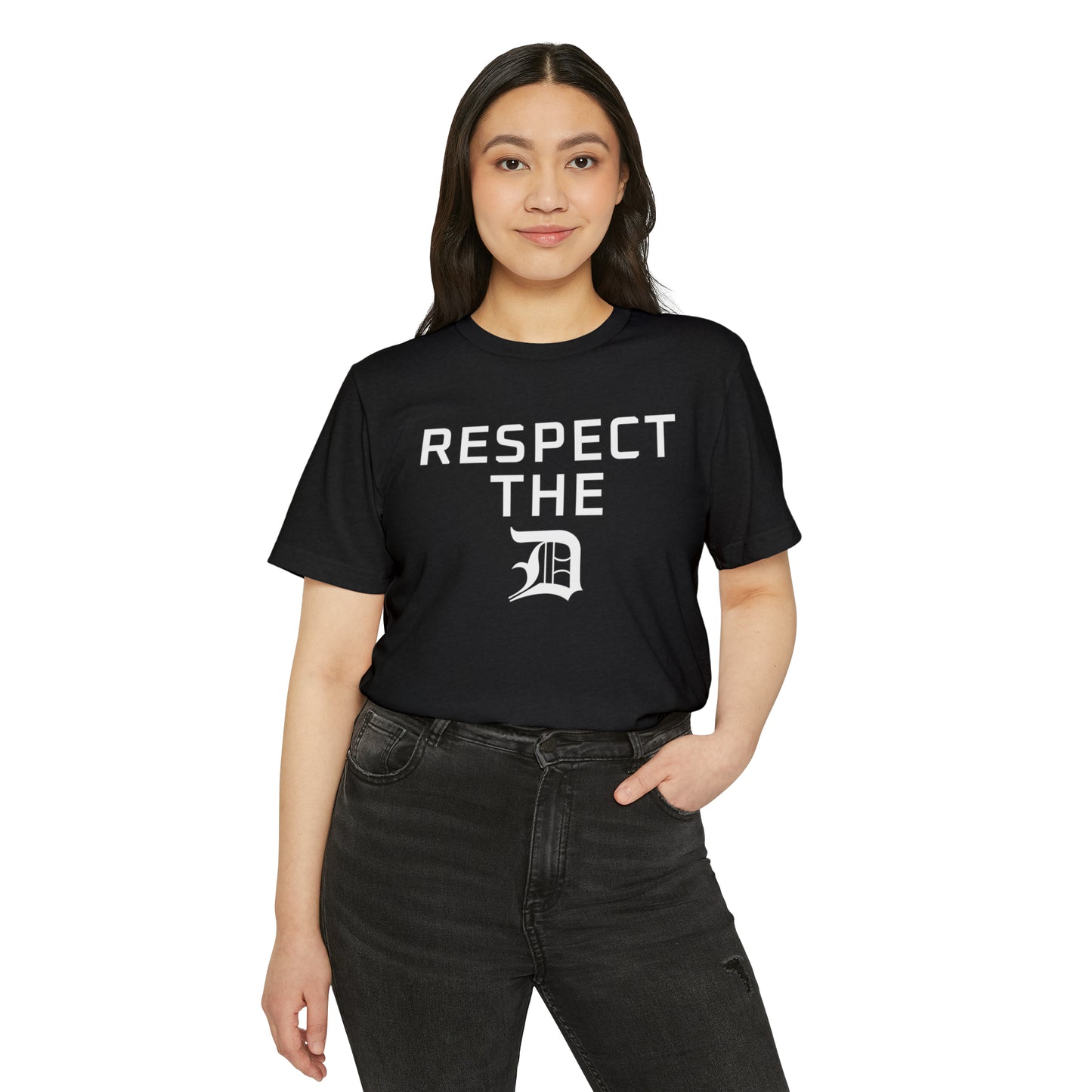 Detroit 'Respect The D' T-Shirt | Unisex Recycled Organic