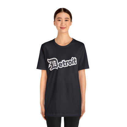 'Detroit' T-Shirt (Iron Ore Grey w/ Old English 'D') | Unisex Standard