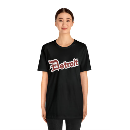 'Detroit' T-Shirt (Ore Dock Red w/ Old English 'D') | Unisex Standard