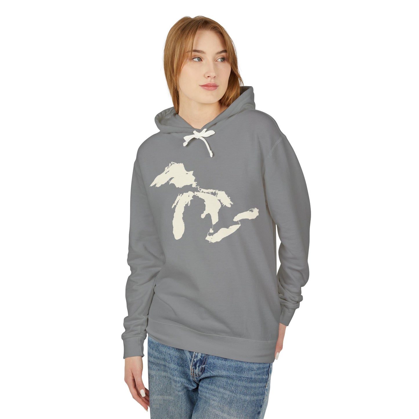 Great Lakes Lightweight Hoodie | Ivory White