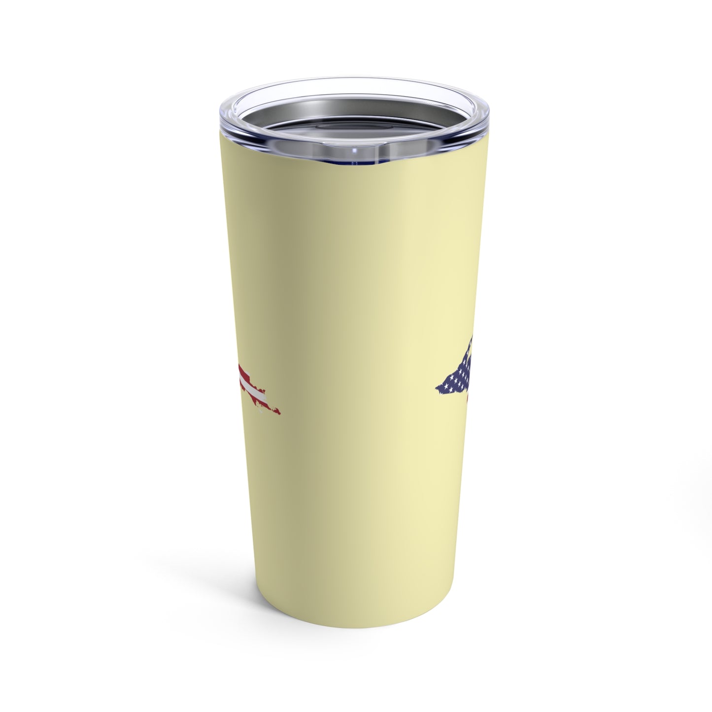 Michigan Upper Peninsula Tumbler (w/ UP USA Flag) | Canary Yellow - 20oz