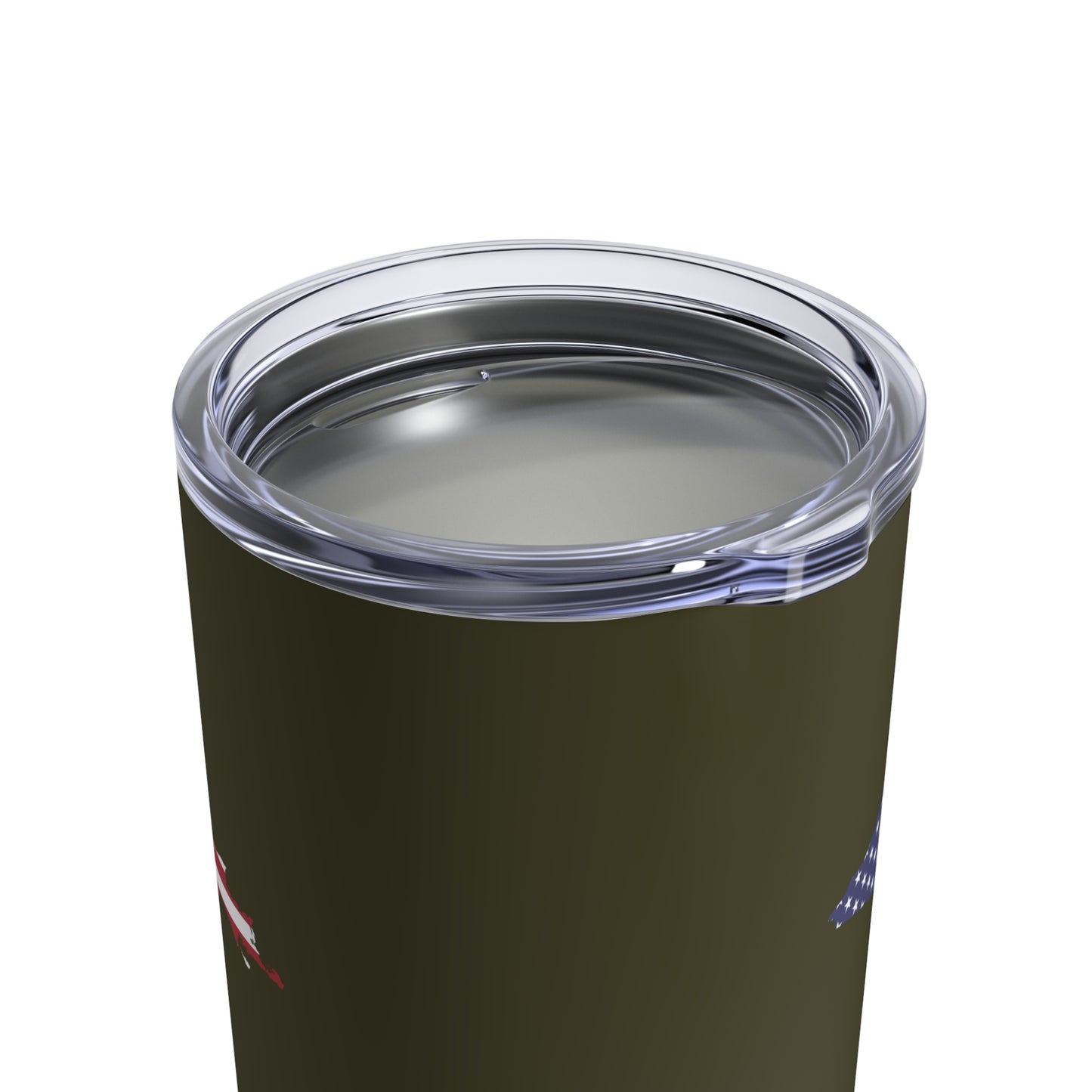 Michigan Upper Peninsula Tumbler (w/ UP USA Flag) | Military Green - 10oz