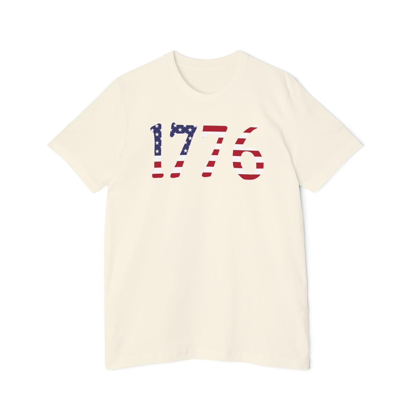 '1776' T-Shirt (Revolutionary Font Flag Edition) | Made in USA