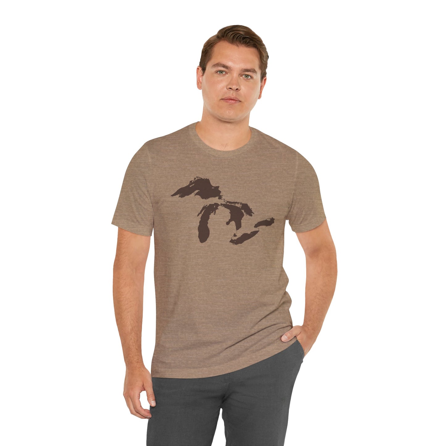 Great Lakes T-Shirt | Unisex Standard - Hickory Brown