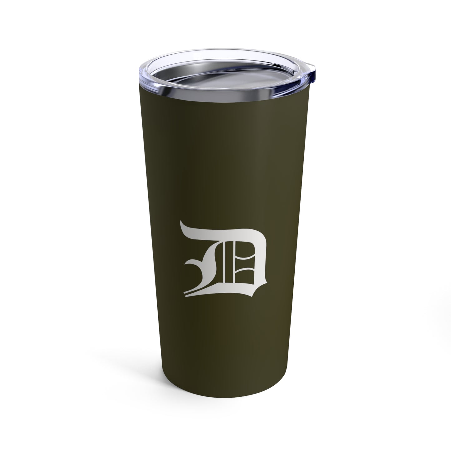 Detroit 'Old English D' Tumbler | Military Green - 20oz