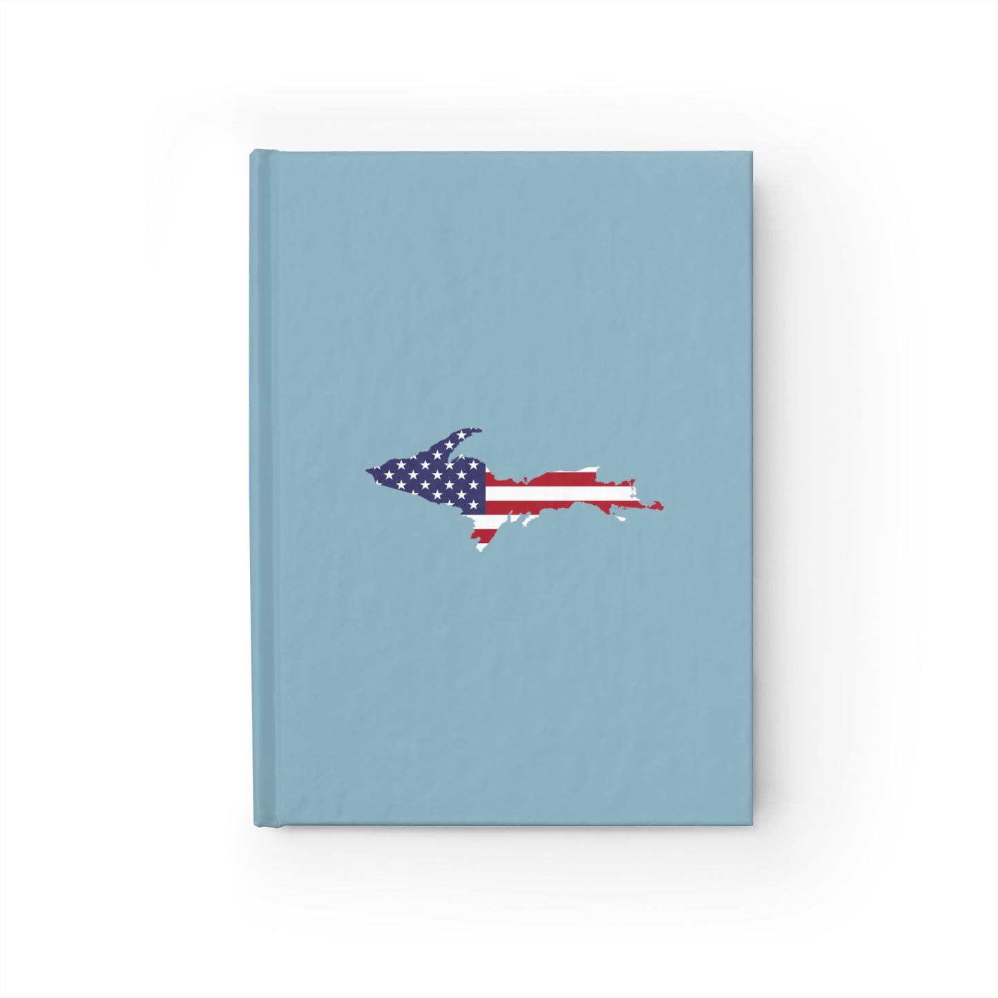 Michigan Upper Peninsula Blank Sketchbook (w/ UP USA Flag) | Opal Blue