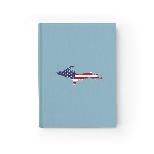 Michigan Upper Peninsula Blank Sketchbook (w/ UP USA Flag) | Opal Blue